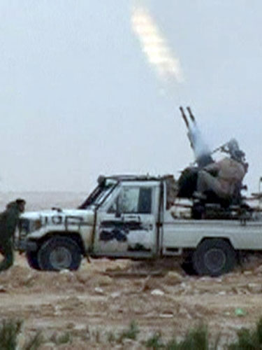 Foto atac Benghazi Libia